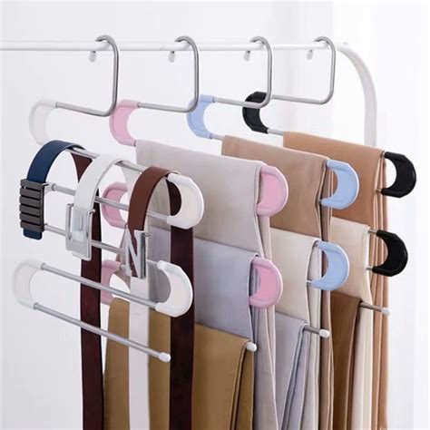 tiered trouser hangers